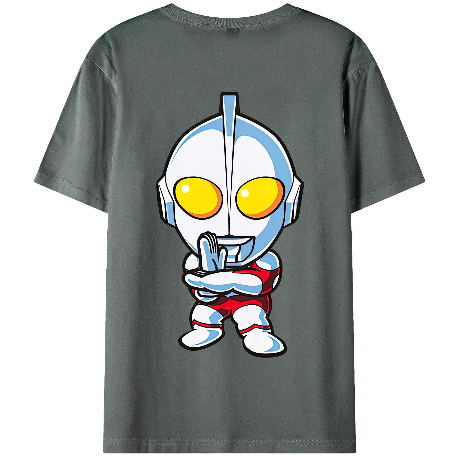 （画像用） ウルトラマン Ultraman 綿100％半袖Tシャツ（背面プリント）